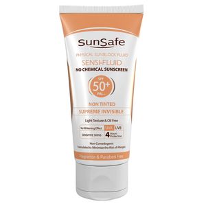 کرم ضد آفتاب سان سیف مدل سنسی فلوئید +spf 50 حجم 50 میلی لیتر