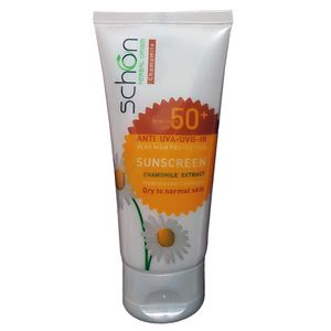 کرم ضد آفتاب شون رنگی بژ مدل chamomile extract