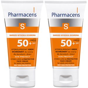 کرم ضد آفتاب فارماسریز مدل hydrolipid spf50 حجم 50 میلی لیتر بسته دو عددی