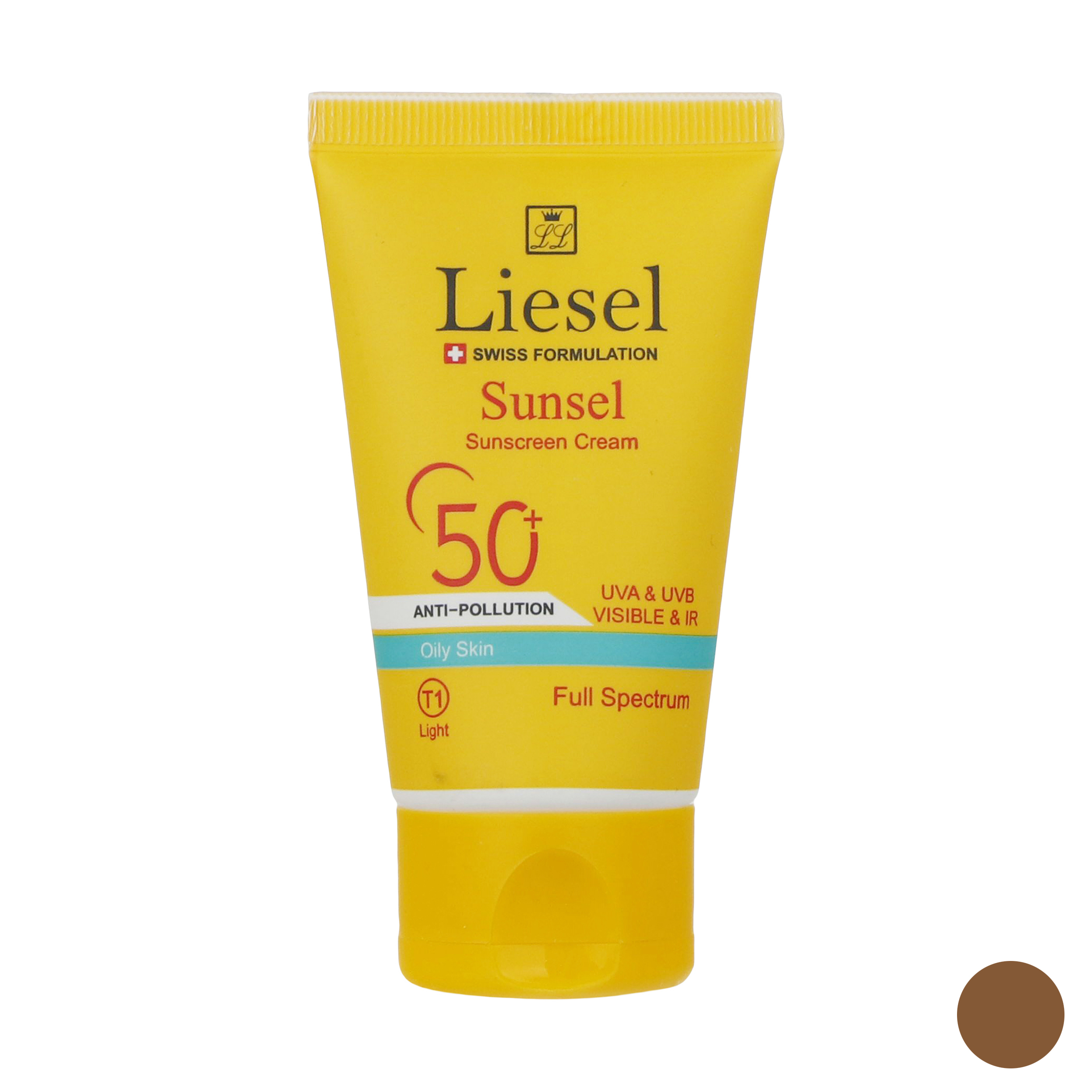 کرم ضد آفتاب لایسل مدل 438 t1 sunsel حجم 40 میلی لیتر