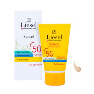 کرم ضد آفتاب لایسل مدل combination skin t1 fair حجم 40 میلی لیتر