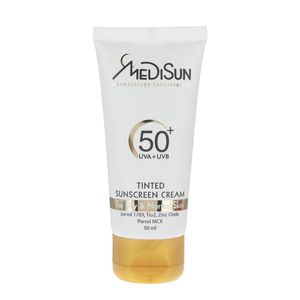 کرم ضد آفتاب مدیسان سری dry and normal skin مدل tinted حجم 50 میلی لیتر
