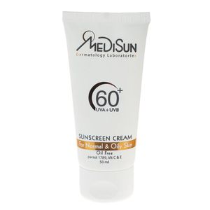 کرم ضد آفتاب مدیسان سری normal and oily skin مدل without color حجم 50 میلی لیتر