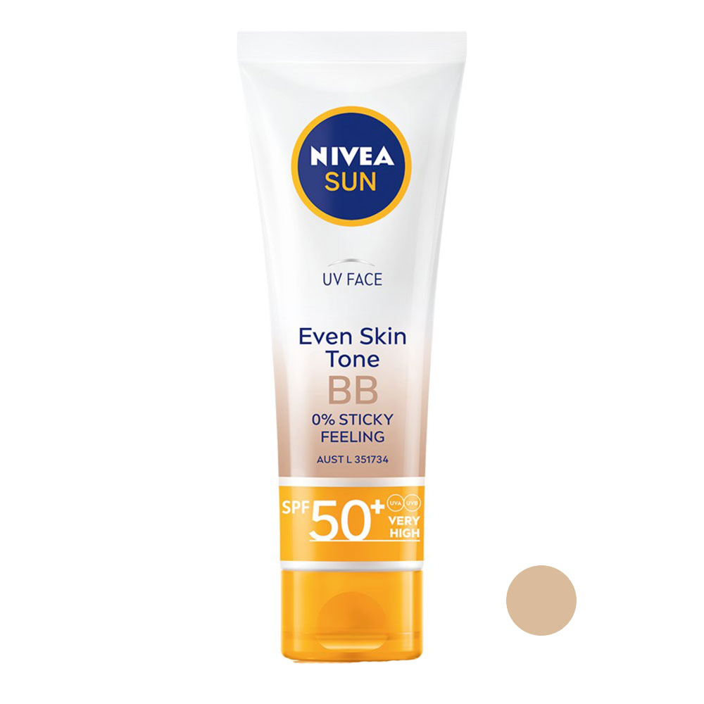 کرم ضد آفتاب نیوآ مدل even skin tone bb حجم 50 میلی لیتر