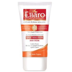 کرم ضد آفتاب و ضد لکبی رنگ الارو spf 50 مدل spot solution حجم 40 میلی لیتر