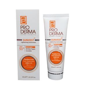 کرم ضد آفتاب پرودرما مدل sunvest 50 حجم 40 میلی لیتر
