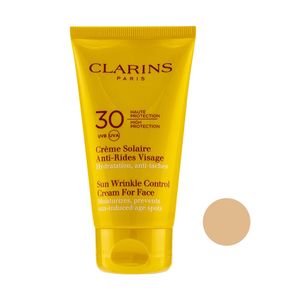 کرم ضد آفتاب کلارنس مدل wrinkle control حجم 75 میلی لیتر