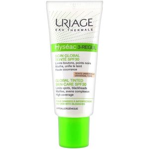 کرم ضد جوش رنگی اوریاژ سری hyseac مدل 3regul spf30 حجم ۴۰ میلی لیتر