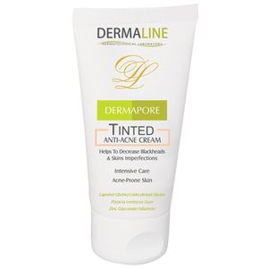 کرم ضد جوش رنگی درمالاین سری dermapore حجم 45 میلی لیتر