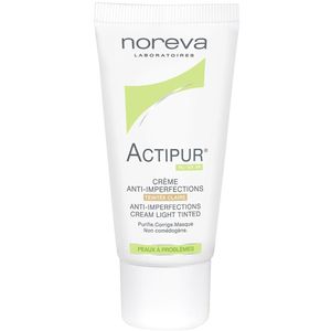 کرم ضد جوش نوروا سری actipur مدل light tinted حجم 30 میلی لیتر