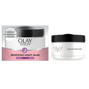 کرم ضد چروک اولای مدل vitality renewing night mask حجم 50 میلی لیتر