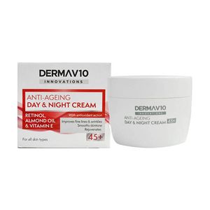 کرم ضد چروک درماوی 10 مدل retinol +45 حجم 50 میلی لیتر