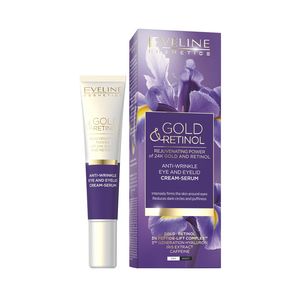 کرم ضد چروک دور چشم اولاین مدل gold and retinol حجم 20 میلی لیتر