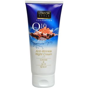 کرم ضد چروک شب لندن استایل مدل caviar & q10 حجم 150 میلی لیتر