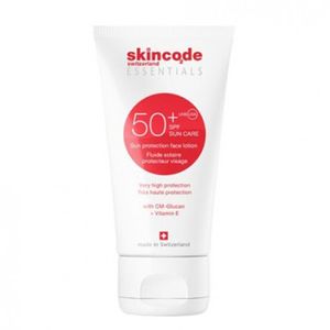 کرم ضدآفتاب اسکین کد مدل sun protection face lotion spf 50 حجم 50 میلی لیتر
