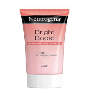 کرم لایه بردار و شاداب کننده صورت نوتروژینا مدل bright boost حجم 75 میلی لیتر