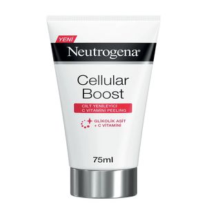 کرم لایه بردار و شاداب کننده صورت نوتروژینا مدل cellular boost حجم 75 میلی لیتر