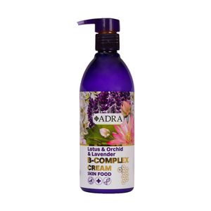 کرم مرطوب کننده آدرا مدل b complex حجم 350 میلی لیتر
