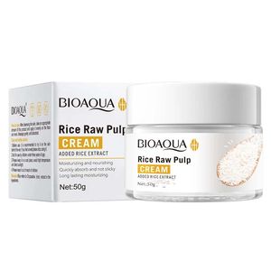 کرم مرطوب کننده بایو آکوا مدل rice raw pulp حجم 50 میلی لیتر