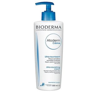 کرم مرطوب کننده بایودرما مدل atoderm حجم 500 میلی لیتر