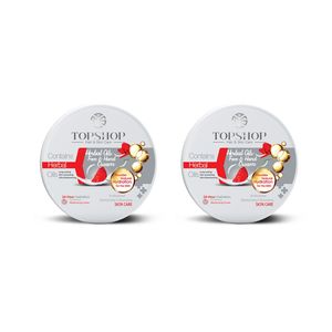کرم مرطوب کننده تاپ شاپ مدل روغن گیاهی حجم 200 میلی لیتر بسته 2 عددی