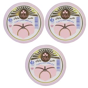 کرم مرطوب کننده دلبان مدل db03 حجم 90 میلی لیتر مجموعه 3 عددی
