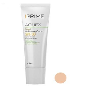 کرم مرطوب کننده رنگی پریم مدل acnex tinted spf 30 حجم 50 میلی لیتر