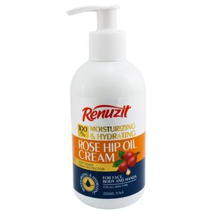 کرم مرطوب کننده رینوزیت مدل rose hip oil حجم 250 میلی لیتر