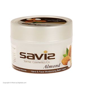 کرم مرطوب کننده ساویز مدل almond وزن 180 گرم