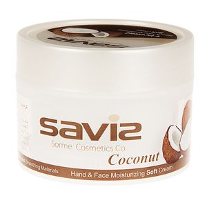 کرم مرطوب کننده ساویز مدل coconut وزن 180 گرم
