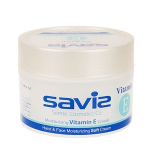 کرم مرطوب کننده ساویز مدل vitamin e وزن 180 گرم