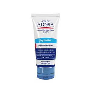 کرم مرطوب کننده صورت آردن آتوپیا مدل dry relief حجم 50 میلی لیتر
