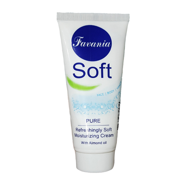 کرم مرطوب کننده فاوانیا مدل soft حجم 75 میلی لیتر