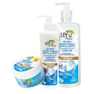 کرم مرطوب کننده لفو مدل ultra moisturizing emollient مجموعه 3 عددی