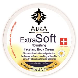 کرم مرطوب کننده و ترمیم کننده آدرا مدل extra soft حجم 200 میلی لیتر