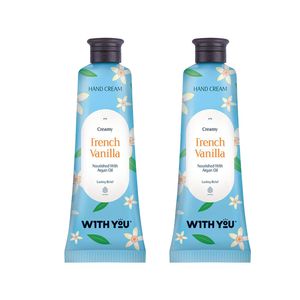 کرم مرطوب کننده ویت یو مدل french vanilla حجم 50 میلی لیتر مجموعه 2 عددی