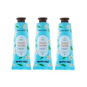 کرم مرطوب کننده ویت یو مدل french vanilla حجم 50 میلی لیتر مجموعه 3 عددی