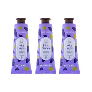 کرم مرطوب کننده ویت یو مدل juicy grapes حجم 50 میلی لیتر مجموعه 3 عددی