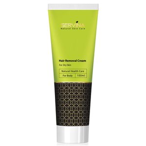 کرم مو بر بدن سروینا مدل dry skin حجم 100 میلی لیتر