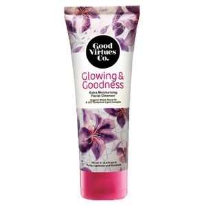 کرم پاک کننده و مرطوب کننده صورت گود ورچو مدل extra moisturising facial cleanser حجم 100 میلی لیتر