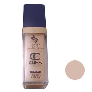کرم پودر cc ساریسا گلد شماره c3 حجم 40 میلی لیتر