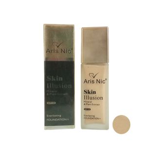 کرم پودر آریس نایس مدل skin illusion شماره 02 حجم 45 میلی لیتر
