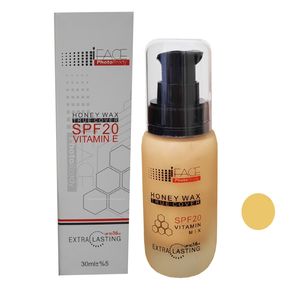 کرم پودر آی فیس مدل honey wax شماره 02 حجم 30 میلی لیتر