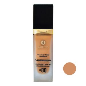 کرم پودر اشتون مدل روغن دانه کرنبری شماره gf 41 حجم 30 میلی لیتر