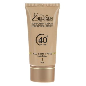 کرم پودر ضد آفتاب مدیسان مدل light beige حجم 30 میلی لیتر