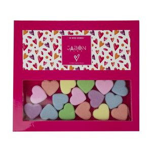 کوکتل مانیکور ژبن پلاس مدل heart وزن 210 گرم بسته 30 عددی