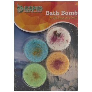 کوکتل نمک حمام اسپیر مدل multicolor بسته 4 عددی