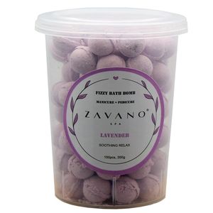 کوکتل نمک حمام زاوانو مدل lavender وزن 300 گرم بسته 100عددی