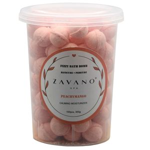 کوکتل نمک حمام زاوانو مدل peachymango وزن 300 گرم بسته 100 عددی