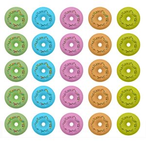 کوکتل نمک حمام ناستالیا مدل donut plus وزن 70 گرم بسته 25 عددی